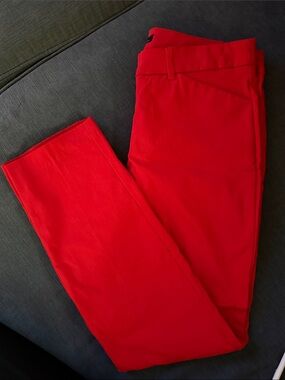 Dalia Men's Bright Red Chinos